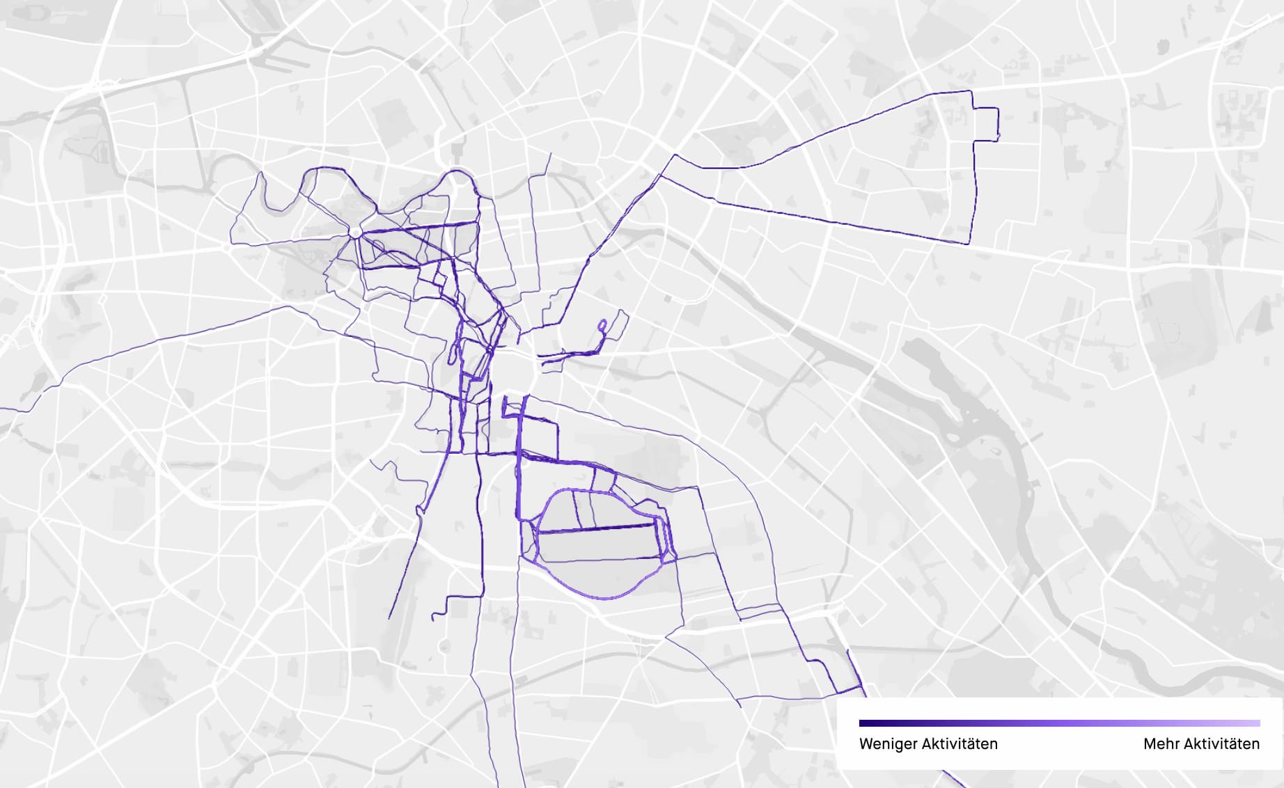 Those Strava activity heatmaps sure look pretty.