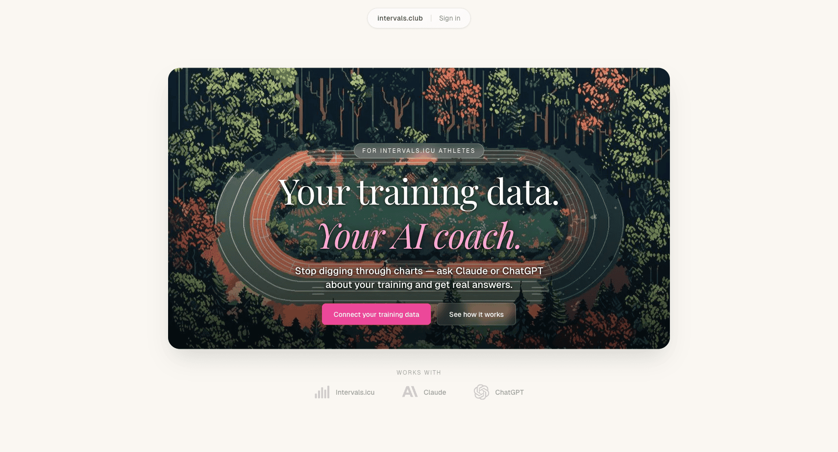 intervals.club website